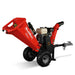 Three-quarter left angle of MechMaxx GS650 wood chipper with Honda GX200 engine and towbar, gallery position 1