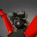 Close-up view of DUCAR 420cc OHV single-cylinder engine mounted on red MechMaxx GS1500 wood chipper gallery 1