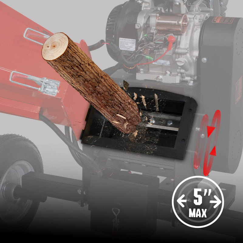 Maximum Wood Chip Diameter 5 in