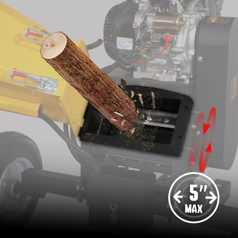 Maximum Wood Chip Diameter 5 in