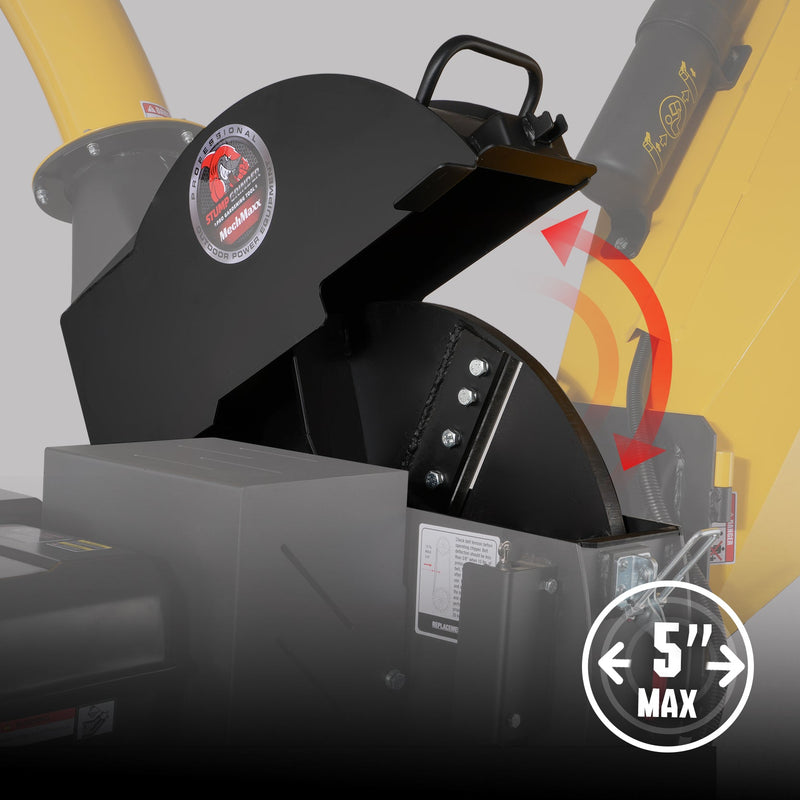 Maximum Wood Chip Diameter 5’’