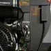 Close-up of engine switch panel with key on MechMaxx 5-inch Ducar E-Start gas disc wood chipper, gallery position 1