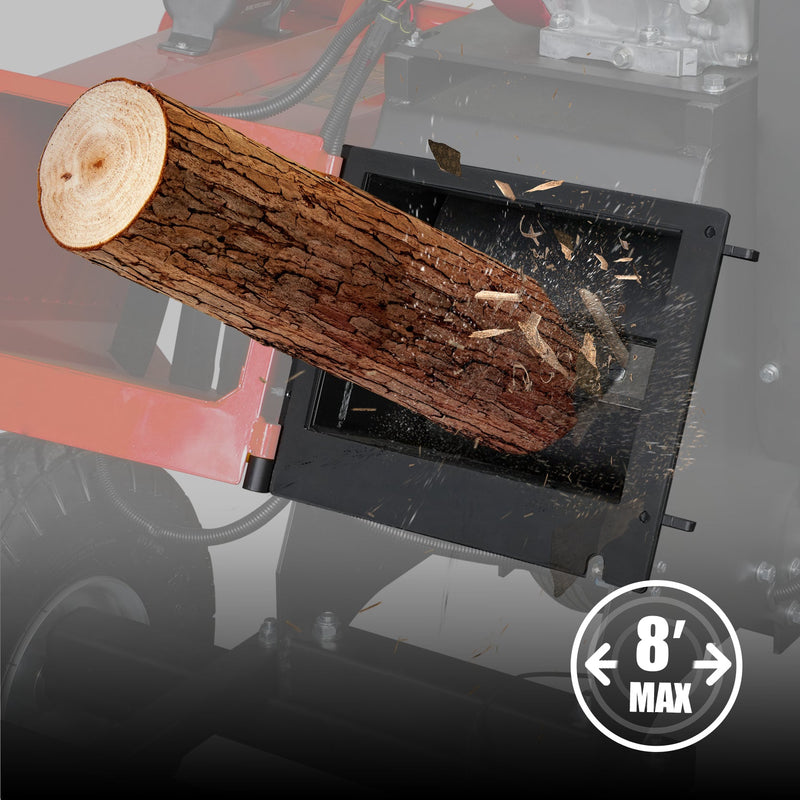 Maximum Wood Chip Diameter 8’’