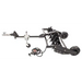Swisher 48-inch driveway grader with adjustable blade and tow hitch, top-down side view, gallery position 1
