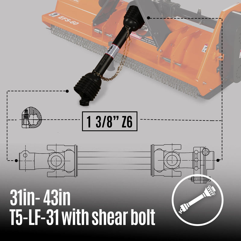 PTO shaft(1- 3/8’’ Z6)