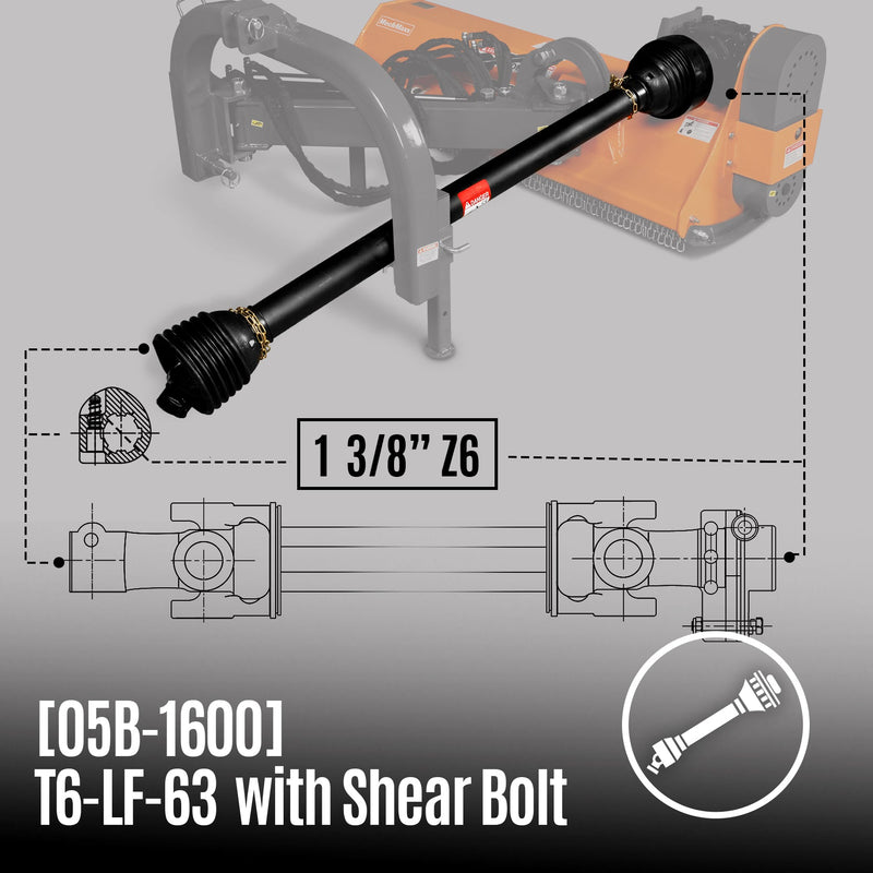 PTO shaft(1- 3/8’’ Z6)