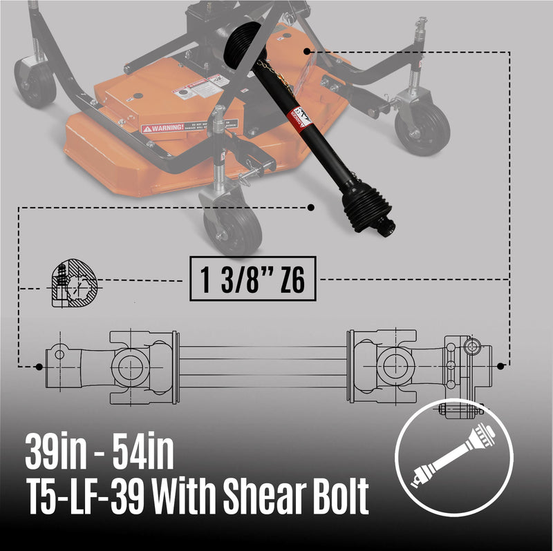 PTO shaft(1- 3/8’’Z6)