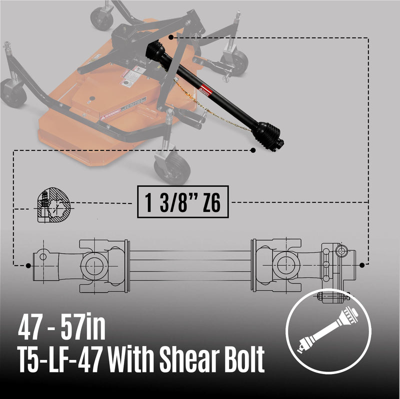 PTO shaft(1- 3/8’’Z6)