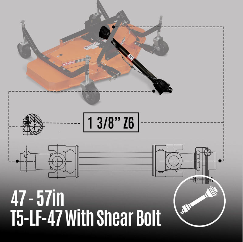 PTO shaft(1- 3/8’’Z6)