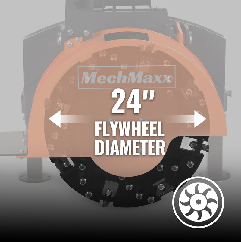24 '' Flywheel Diameter