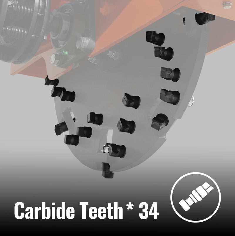 34 Tungsten Carbide Cutting Teeth