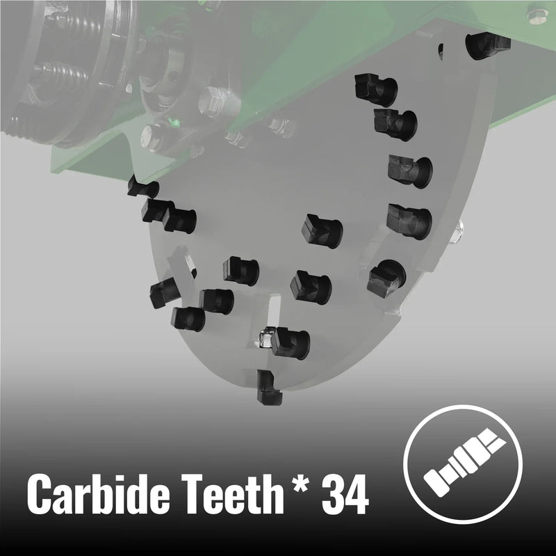 34 Tungsten Carbide Cutting Teeth