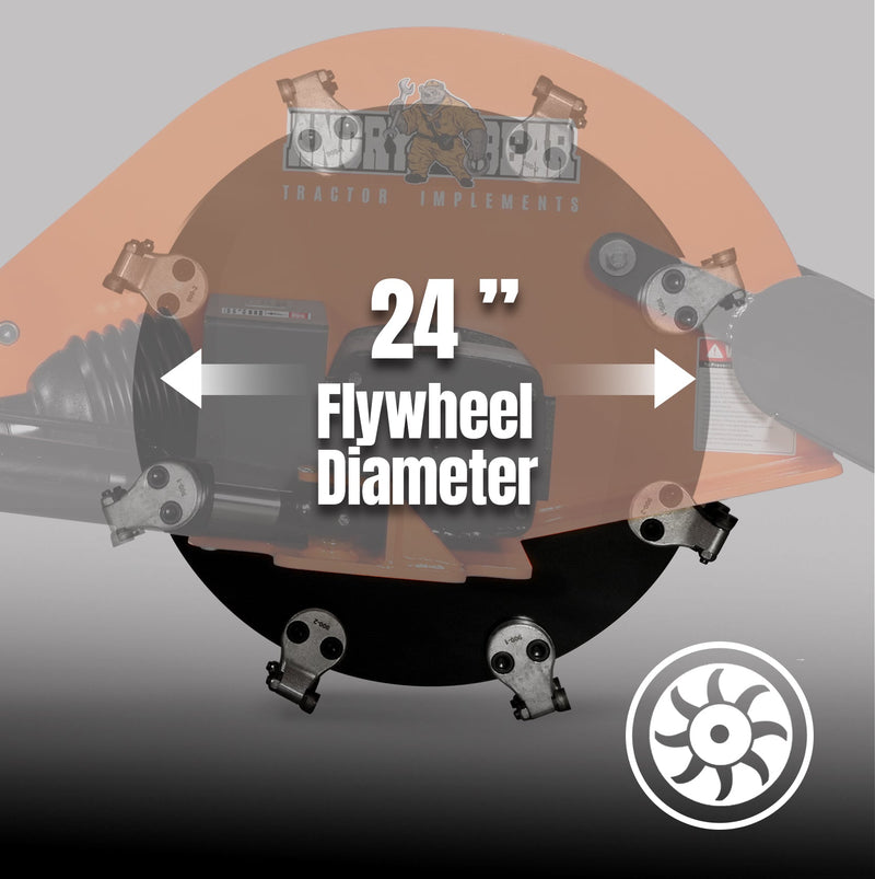24’’ Flywheel Diameter