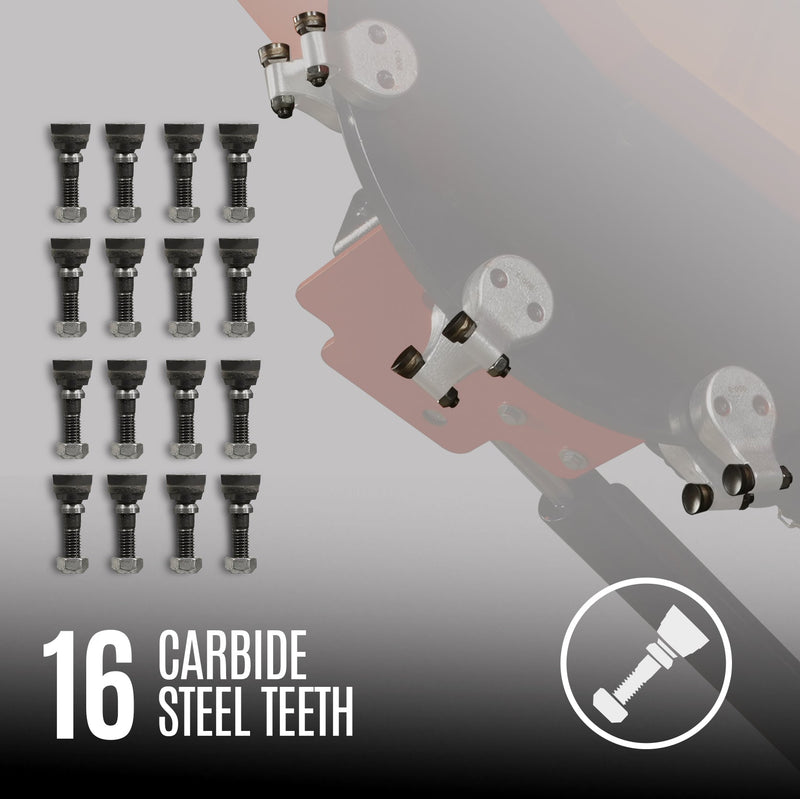 16 Carbide Steel Teeth