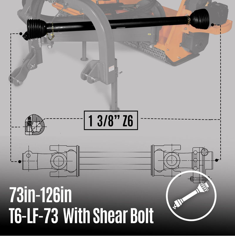 PTO shaft(1- 3/8’’ Z6)