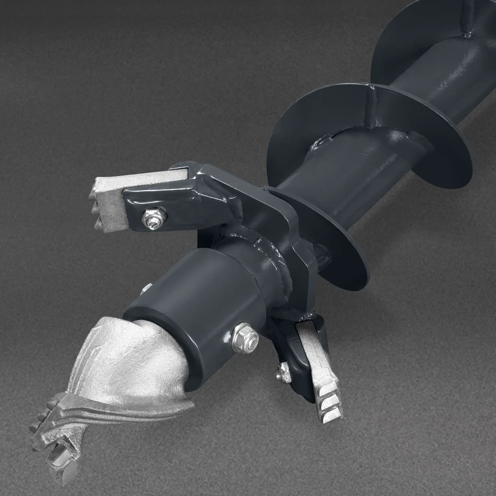 MechMaxx Mini Skid Steer Drive Auger with 6", 9", 12" Diameter Auger Bits