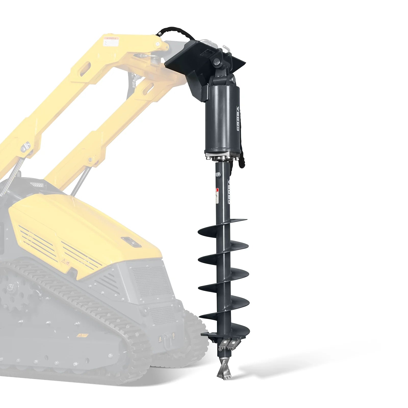 MechMaxx Mini Skid Steer Drive Auger with 6", 9", 12" Diameter Auger Bits