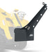 angled view of black MechMaxx 36-inch boom length mini skid steer lifting jib with 2-inch hitch ball gallery 1