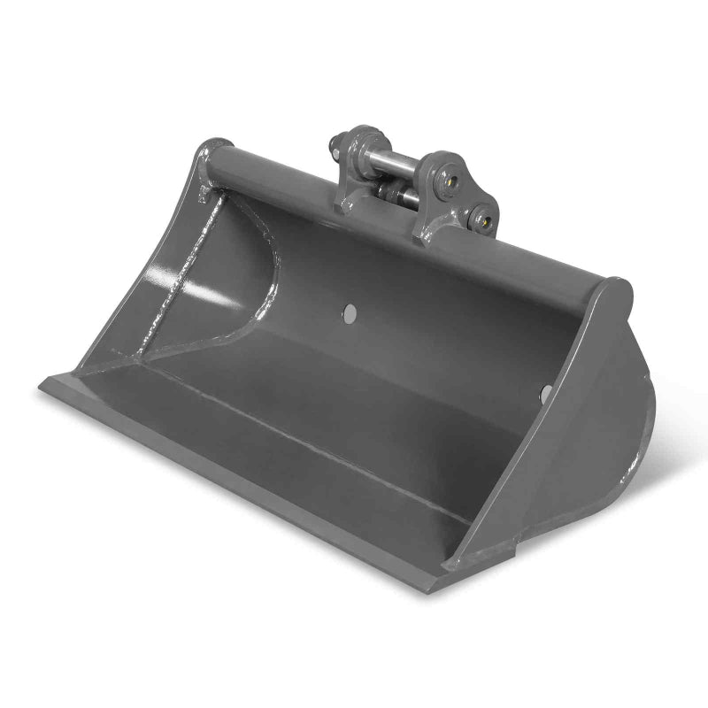 31.5-inch MechMaxx digging bucket attachment for mini excavator MEC17 MEC17PRO isolated gallery position 1