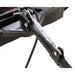Close-up of tow-behind hitch arm with adjustable turnbuckle and wiring conduit for Swisher 44" Rough Cut Field Mower, gallery position 1