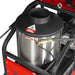Close-up of stainless steel heater tank and water outlet with hose connection on MechMaxx HPW40H pressure washer gallery 1