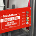 Close-up of red control panel with pressure and flow ratings and five quick-connect nozzles on MechMaxx HPW40Z gallery 1