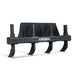 front angled view of black 40-inch mini skid steer scarifier attachment with four scarifying shanks gallery position 1