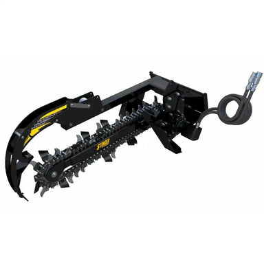 Stinger Attachments BFMINI Mini Bigfoot Trencher with PTO hydraulic connections, gallery image 1, 800x800 square format