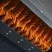 close-up of orange bristles on MechMaxx 40-inch mini skid steer box broom sweeper at gallery position 1