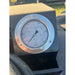 Close-up of pressure gauge on Stinger Attachments TF5 Twister skid steer brush cutter, gallery position 8, 800x800 square image.