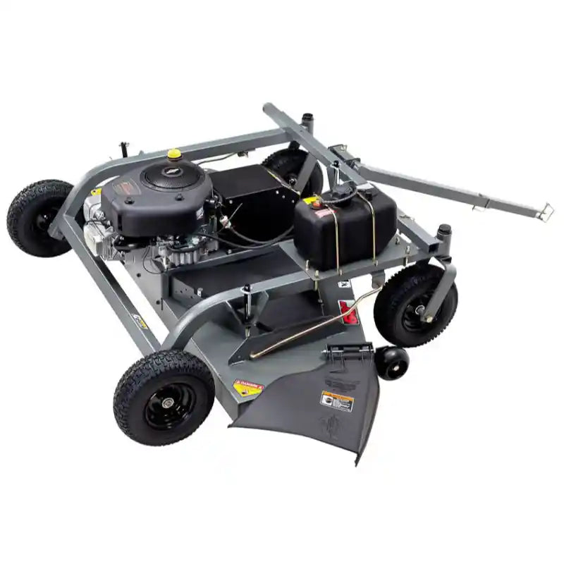Swisher 60-inch finish cut mower with 15.5HP engine, fuel tank, and steel frame, gallery position 1, isolated on white background