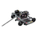 Swisher 60-inch finish cut mower with 15.5HP engine, tow bar, steel frame, and caster wheels, gallery position 1