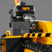 Close-up of MechMaxx 429cc KOHLER E-start engine and hydraulic components on yellow ditching mini trencher, gallery 1