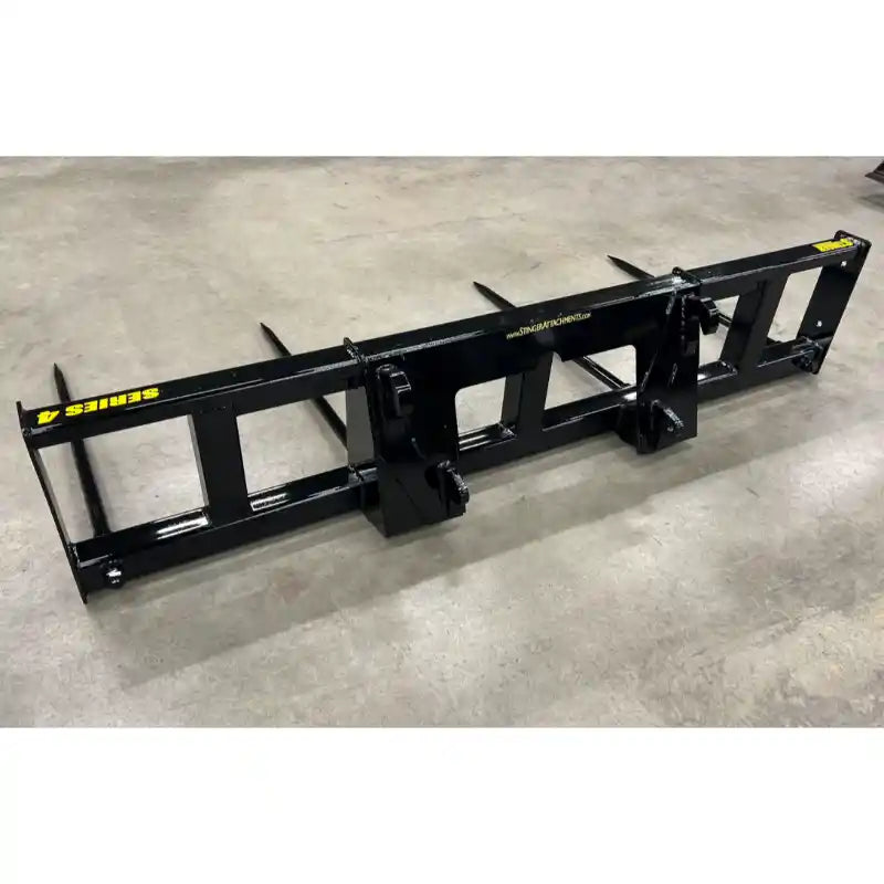 Stinger Attachments BS4-DL-T Tractor Double Large Bale Spear