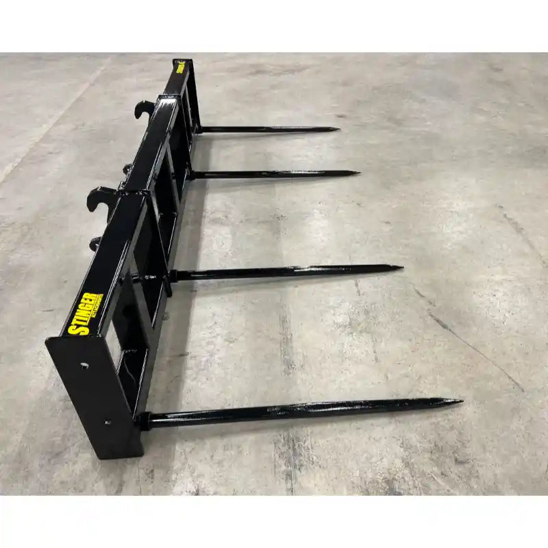 Stinger Attachments BS4-DL Skid Steer Double Large Bale Spear