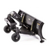 Swisher 50-inch snow plow attachment for Versa ZTR with caster wheels, angled front left gallery position 1 on white background