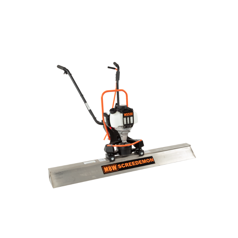 MBW 501H ScreeDemon gas-powered vibratory wet screed with Honda GX35 engine, gallery position 1