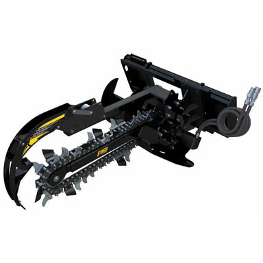 Stinger Attachments BF900 Bigfoot XD skid steer trencher with hydraulic hoses, gallery position 1, 800x800 square image