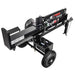 Right front angle view of Swisher 22-ton Timber Brute Eco Split electric log splitter, gallery position 1