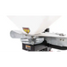 Close view of hopper base and metal spreader plate on Swisher Commercial Truck Spreader, gallery position 1