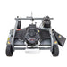 Swisher 60-inch finish cut mower with Kawasaki 14.5HP engine, steel frame, pneumatic tires, and tow-behind hitch, gallery position 1