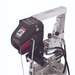 Close-up of MBW Modular Vibratory Truss Screed hydraulic control and cable mechanism, gallery position 1