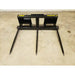 Stinger Attachments BS3 Series 3 skid steer bale spear with three pointed spears, black finish, gallery 13, 800x800 square image