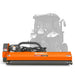 front view of orange MechMaxx 65-inch standard 3 point offset flail ditch bank mower, gallery position 1