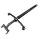 Black steel mounting frame for Swisher 44-inch ATV dump bucket with adjustable support arms, gallery position 1
