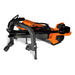 angled front-left view of orange MechMaxx 72-inch 3-point PTO offset ditch bank mower at gallery position 1