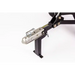 Tow hitch assembly with safety pin and adjustable steel support leg on Swisher 52-Gallon Tow-Behind Spreader, gallery position 1
