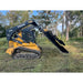 Skid steer with Stinger Attachments TF5 Twister brush cutter raised, gallery image 23, 800x800 square view