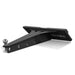 angled view of black MechMaxx 36-inch boom length mini skid steer lifting jib with 2-inch hitch ball gallery 1