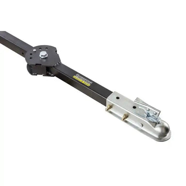 Tow bar assembly with steel hitch coupler and adjustable arm for Swisher 44" Rough Cut Field Mower, gallery position 1